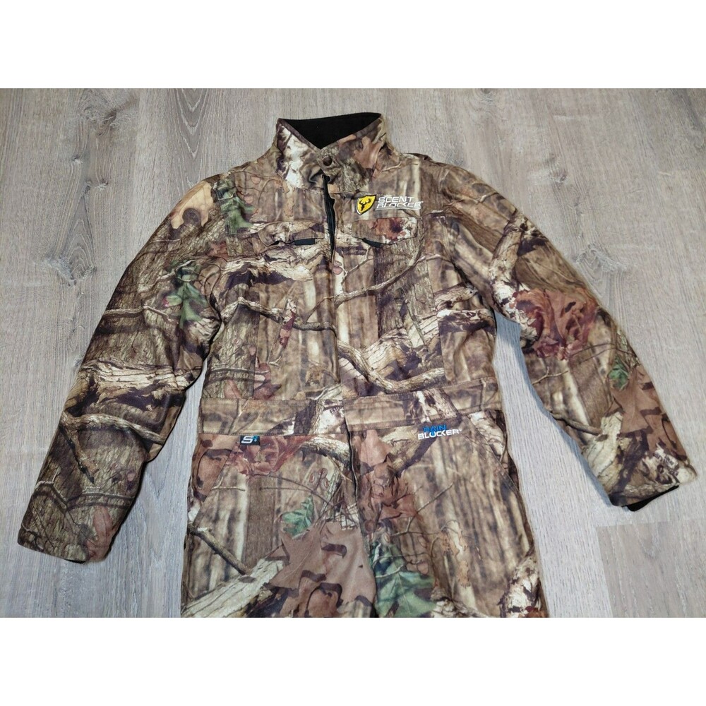 Scent Blocker Rain Blocker Insulated Coveralls Kids Large Hunting Camouflage - Picture 3 of 12